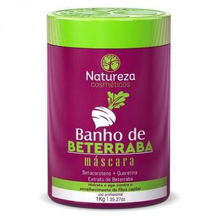Máscara banho de beterraba 1kg - natureza comésticos