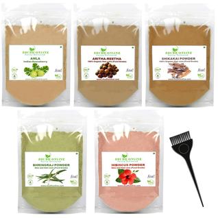 Máscara Capilar em Pó Shudh Online Herbal Hair Growth - 250g