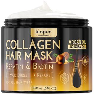 Máscara capilar Kinpur Organic Cosmetics para cabelos secos e danificados
