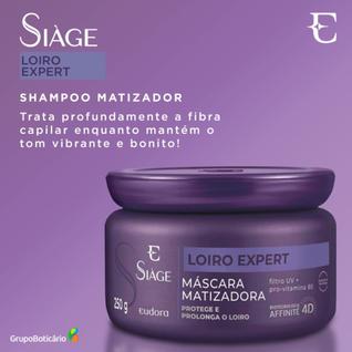 Máscara Capilar Matizadora Siàge Loiro Expert 250g