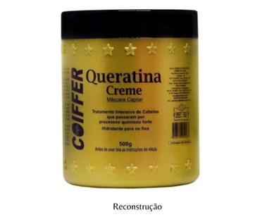 Mascara Capilar Reconstrução Coiffer Creme em Queratina