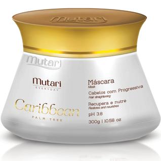 Mascara Caribbean Cabelos Com Progressiva Sela Cutículas Reconstrução Repõe Ômegas E Massa