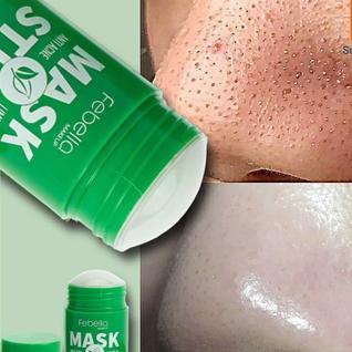 Máscara Chá Verde Remover de Cravos Anti-Acne Hidratante Beleza Pele Facial Clean Face Cla