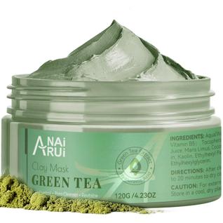 Máscara de argila ANAI RUI Green Tea Proless Deep Cleanse com Aloe 100mL