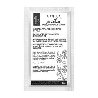 Máscara de Argila Preta 10g