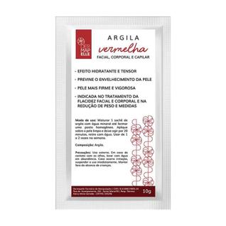 Máscara de Argila Vermelha 10g