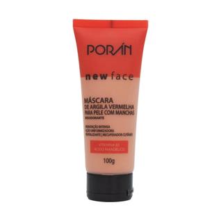 Máscara de Argila Vermelha para Pele com Manchas New Face Porán