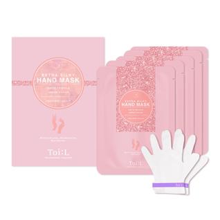 Máscara de mão TOIL: 5 pares de luvas hidratantes Extra Silky