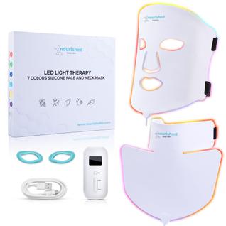 Máscara de Terapia de Luz LED Nutrished Bodynskin - Para Rosto e Pescoço