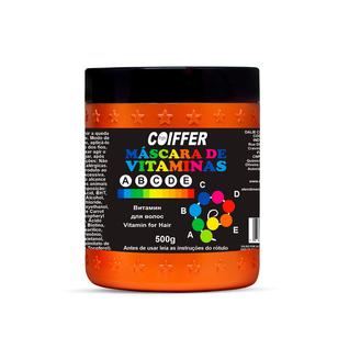 Máscara De Vitaminas Coiffer 500g p/ Previnir a Queda e Quebra do Cabelo