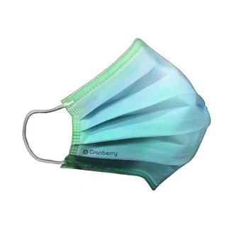 Máscara facial Cranberry USA C2700GG Cosmo Descartável Verde x50