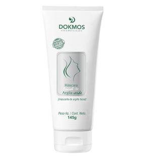 Máscara Facial De Argila Verde 145g Dokmos