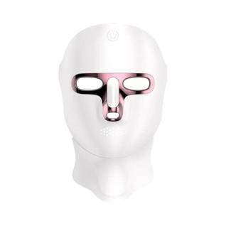 Máscara Facial E De Pescoço LED Sem Fio De 7 Cores Para Reparação Da Pele, SPA E Cuidados