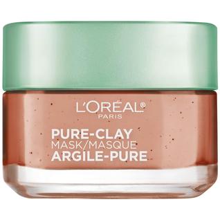 Máscara Facial L'Oréal Paris Pure Clay com Algas Vermelhas - 50ml - Para Limpeza de Poros