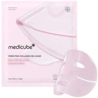 Máscara facial Medicube PDRN Gel de gelatina de colágeno rosa 28mL