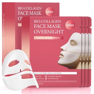 Máscara Facial OLLM Coreana de Colágeno Nocturna Hidratante 35g x4
