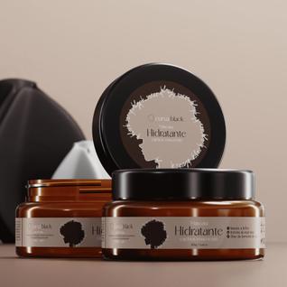 Mascara Hidratante  "super hidratação cabelos crespos e cacheados" 300 gm