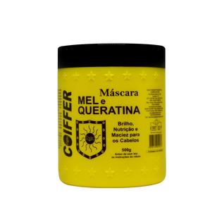 Máscara Mel E Queratina Coiffer 500g p/ Brilho Nutrição Maciez