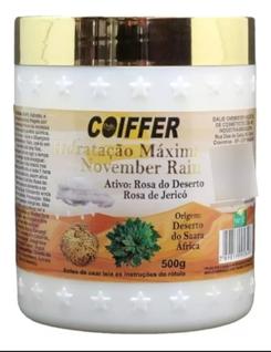 Máscara November Rain Coiffer 500grs Hidratação Nutrição Brilho Maciez Recuperação Total