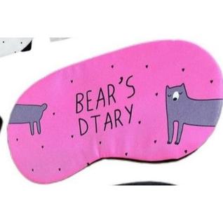 Máscara Olhos Dormir Fofa Gatinho Ursinho Descanso Cilhos Bear