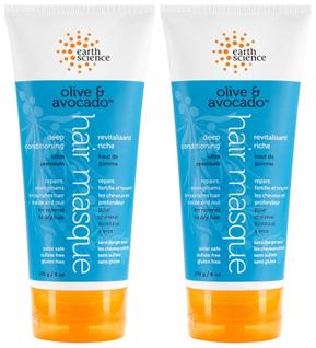 Máscara para cabelo Earth Science Olive & Abacate 180 mL x 2 Normal-Dry