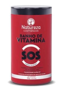 Máscara Para Hidratação E Nutrição Capilar SOS 1kg