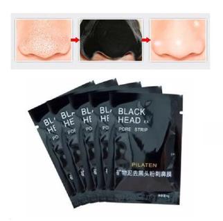 Máscara para Poros Cravos Pilaten Black Head Kit 5 Unidades Original Sachê 6g Limpeza de P