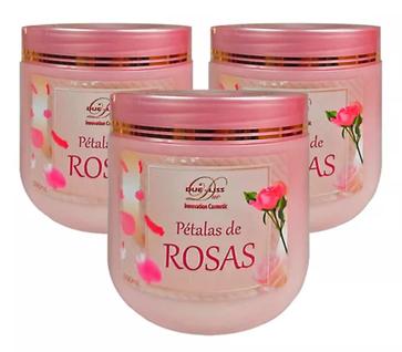 Máscara Pétalas De Rosas Mask Pink Dueliss Cosmétic - 3 Unid