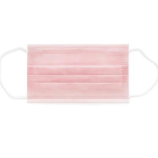 Máscara Rosa Adulto Tripla Camada TNT com Elástico e Clip Nasal Conforto e Proteção 200 Un