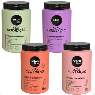 Máscara SOS Hidratação Salon Line 1kg