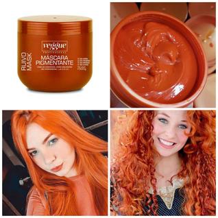 Máscara Tonalizante Ruivo Mask Veggue Profissional 500mL