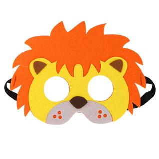 Máscaras de animais Jtnohx Felt, 10 peças, fantasia de Halloween, leão