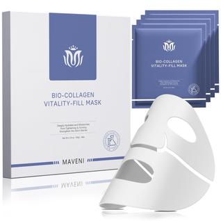 Máscaras Faciais de Biocolágeno Maveni - Hidratação Profunda