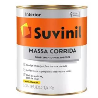 Massa Corrida Suvinil Pva Branca 1,4kg Rende 4m2