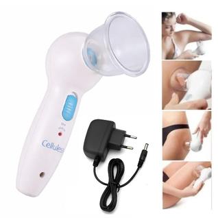 Massageador Anti Celulite Aparelho Drenagem Linfática Celluless Portatil Ventosa Succao Re