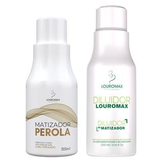 Matizador Efeito Loiro PÉROLA e DILUIDOR de Matizador 300ml KIT