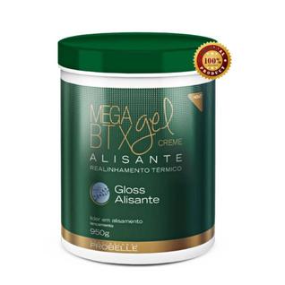 Mega Btx Gel Creme Alisante Probelle Profissional 950g