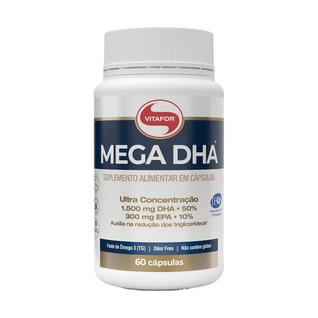 Mega DHA Ômega 3 Concentrado em DHA 60 Cápsulas Vitafor