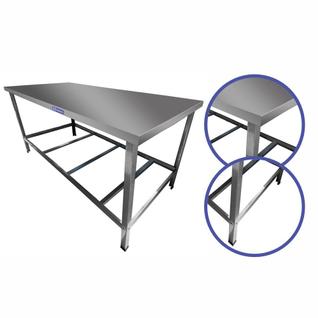 Mesa Bancada Inox Industrial Manipulação Cozinha Industrial 1,20 metro - Sebem