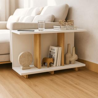 Mesa de Canto Lateral Apoio Sofá Minimalista