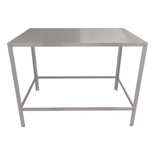 Mesa de Serviço Inox Central Açougue Casa Confeitaria Preparar Alimentos Inox 90 cm