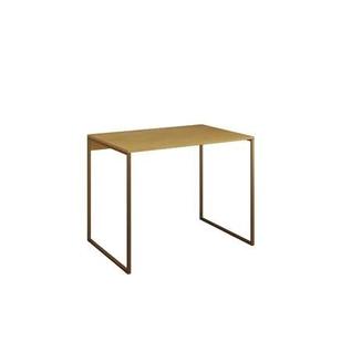 Mesa Escrivaninha Grécia 80x46cm Tampo de Madeira Base Ferro Modelo Industrial