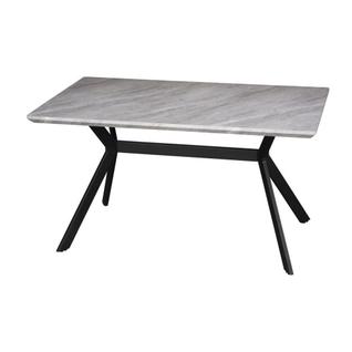 Mesa Jantar Nika Or Design Tampo Alba Marmorizado Grey