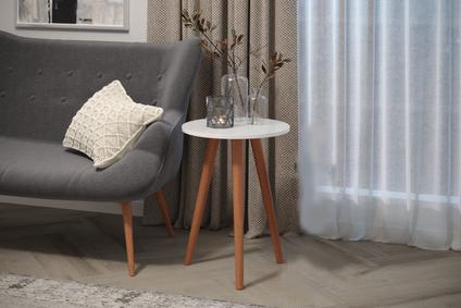 Mesa Lateral Apoio de Canto Decoração Enfeites Chique
