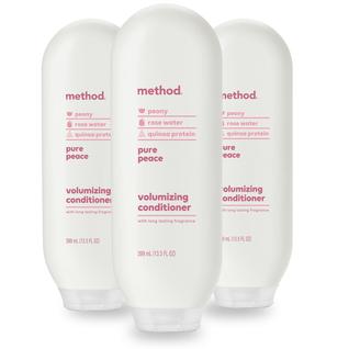 Método de condicionador Volumizing Pure Peace 400 ml (pacote com 3)