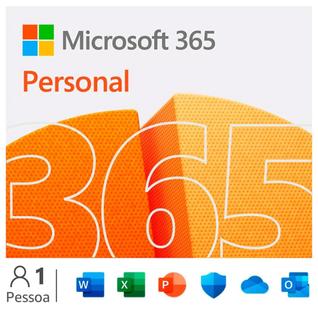 Microsoft Office 365 Personal - Anual 1 Usuário - 1TB de Armazenamento One Drive - ESD - Q