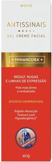 Minancora Antissinais Gel Creme Facial 40g  Redução de Rugas e Linhas de Expressão, Hidrat