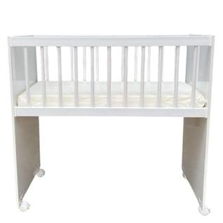 Mini Berço Moisés Alegria Branco Brilho com Colchão Veronez