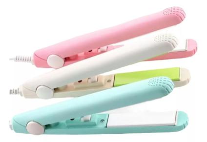 Mini Chapinha Prancha De Cabelo Bivolt Com Case Transporte