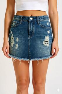 Mini Saia Jeans